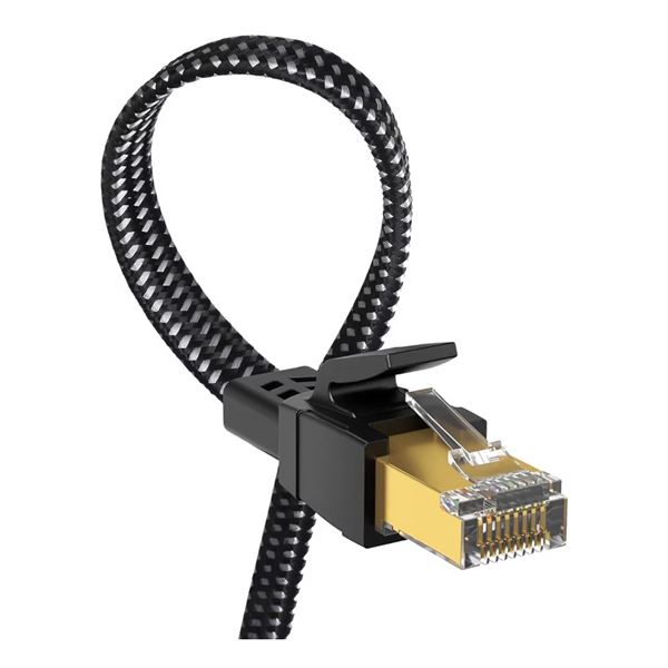 Braided Cat 8 Ethernet Cable (40FT Length) High-Speed Ethernet Cables with Clips - New!