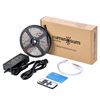 Image 1 : LuminoSum 16.4FT LED Warm White LED Strip Light Kit (Waterproof) with Remote Control - New in Box
