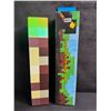 Image 1 : Minecraft Light-Up Wall Torch Lamp - USB-Rechargeable; Multi-Color Effects - New