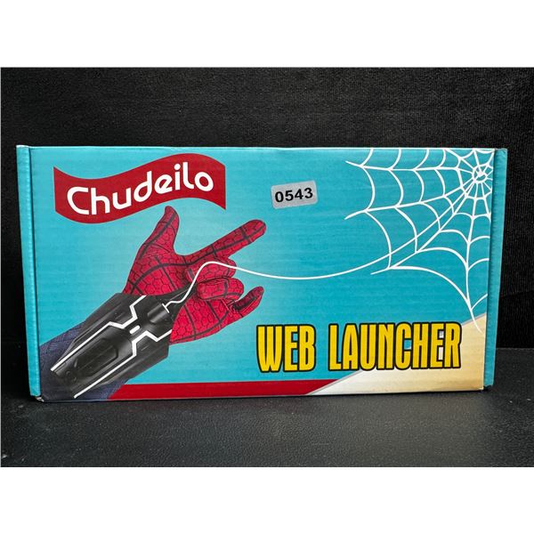 Spider Web Shooter Toy/Launcher Glove with 9.8FT Range - Great for Superhero Role-Play - New