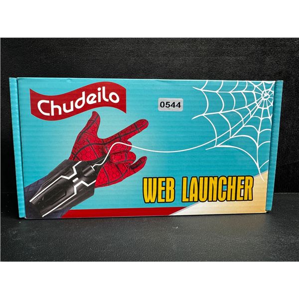 Spider Web Shooter Toy/Launcher Glove with 9.8FT Range - Great for Superhero Role-Play - New