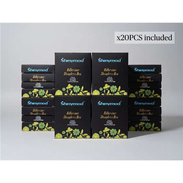 20PCS of Assorted Count - Size A and B Cup Adhesive Strapless Pushup Bras with Nipple Covers - New