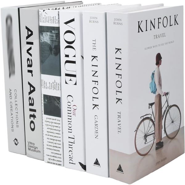 6PCS Decorative Faux Books - Foldable Faux Decorative Books for Atmosphere - New