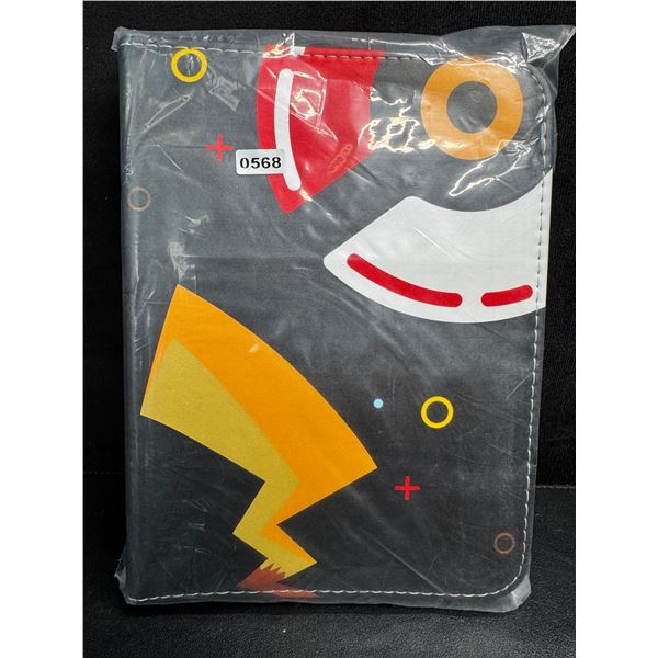 Premium Pokemon Style Faux Leather Trading Card Binder Holds Up To 400 Cards - New