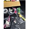 Image 2 : 12PC Hello Kitty & Friends Squishies/Keychains/Sticker Set - New in Box