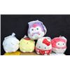 Image 3 : 12PC Hello Kitty & Friends Squishies/Keychains/Sticker Set - New in Box