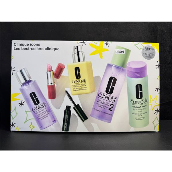 Clinique Icons 6PC Gift Set for Her - Premium Skincare Beauty Set - Brand New!