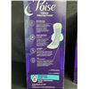 Image 3 : 2 Boxes of Poise Overnight Ultra Thin Fresh Protection - New