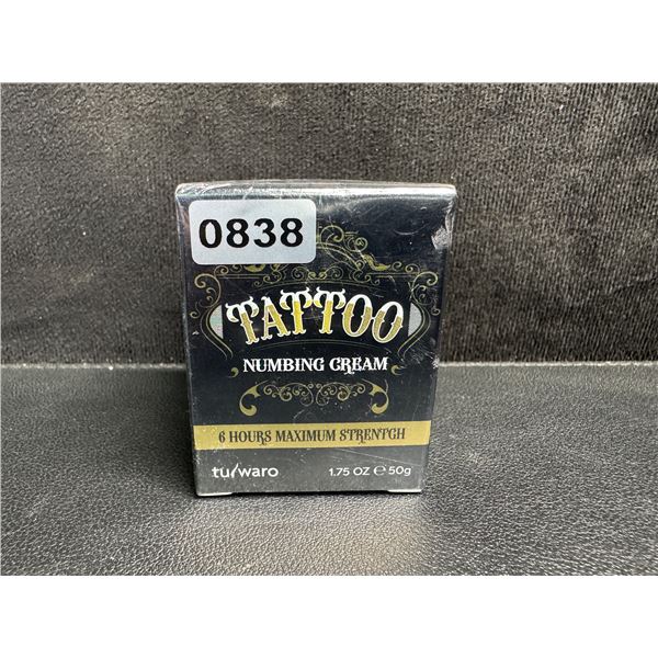 1.75OZ Bottle of 6 Hour Maximum Strength Tattoo Numbing Cream - New