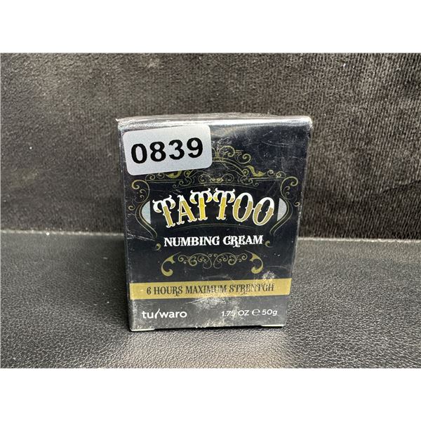 1.75OZ Bottle of 6 Hour Maximum Strength Tattoo Numbing Cream - New