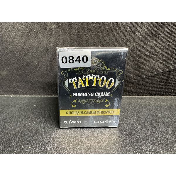 1.75OZ Bottle of 6 Hour Maximum Strength Tattoo Numbing Cream - New