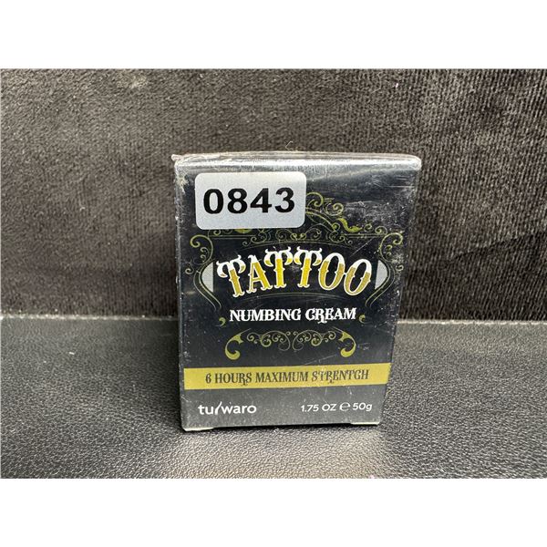 1.75OZ Bottle of 6 Hour Maximum Strength Tattoo Numbing Cream - New