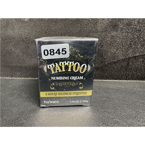 1.75OZ Bottle of 6 Hour Maximum Strength Tattoo Numbing Cream - New