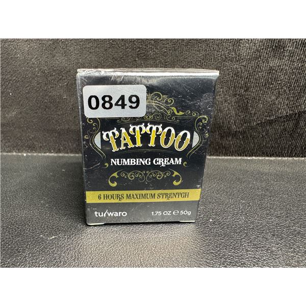 1.75OZ Bottle of 6 Hour Maximum Strength Tattoo Numbing Cream - New