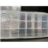 Image 3 : 6-Pack Plastic Organizer Boxes with Dividers (18 Grids) Great for Beads/Fishing Tackle/etc. - New