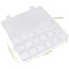 Image 4 : 6-Pack Plastic Organizer Boxes with Dividers (18 Grids) Great for Beads/Fishing Tackle/etc. - New
