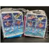 Image 8 : 2-Pack of Inflatable Pool Float Lounge Chairs/Water Pool Float Hammocks - Blue/Pink - New