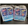 Image 8 : 2-Pack of Inflatable Pool Float Lounge Chairs/Water Pool Float Hammocks - Blue/Pink - New
