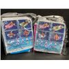 Image 8 : 2-Pack of Inflatable Pool Float Lounge Chairs/Water Pool Float Hammocks - Blue/Pink - New