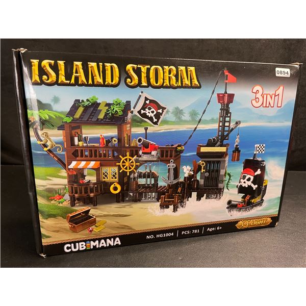 Island Storm 781PC Pirate Lego-Style Toy Building Set - Ages 6+ - New