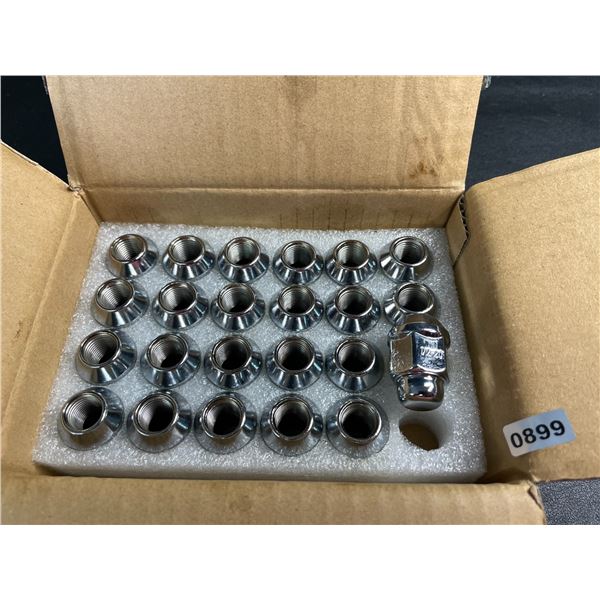 Box of 23PC Bulge Acorn Lug Nuts 1/2" - New