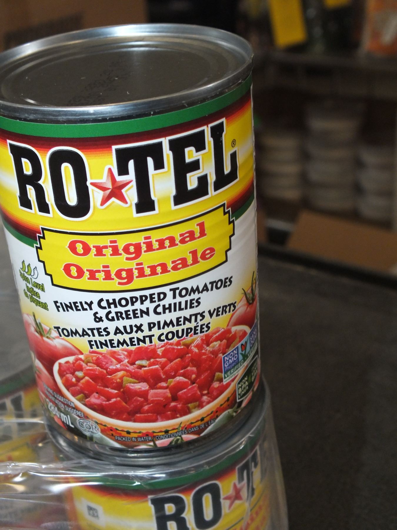 1 Case Of 12 Rotel Original Finely Chopped Tomato's & Green Chilies