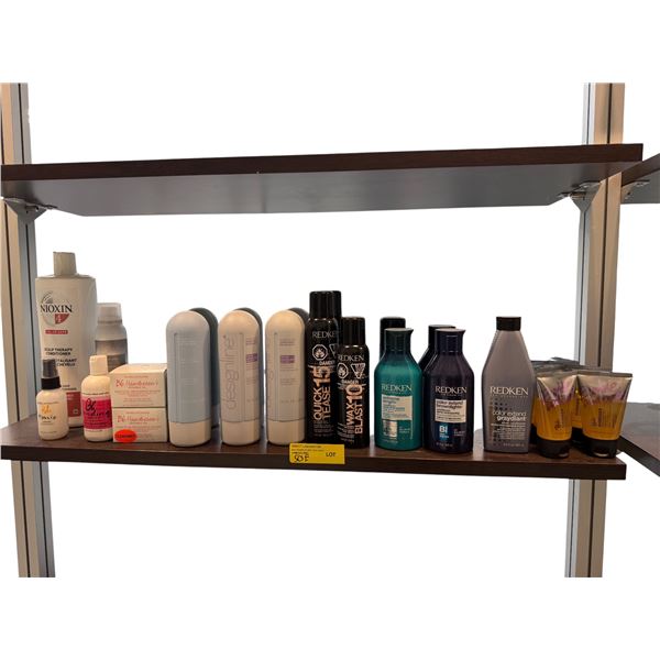Mixed Salon Products - Redken Shampoo & Conditioner, Nioxin, Designline, Volume Sprays & Hair Oils