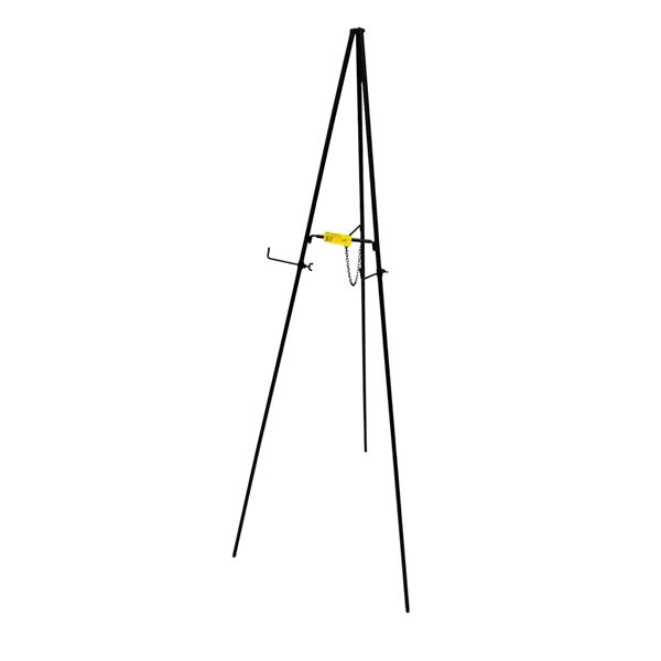 Lightweight Aluminum Telescoping Floor Easel - Black - Instant Display Stand
