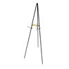 Image 1 : Lightweight Aluminum Telescoping Floor Easel - Black - Instant Display Stand