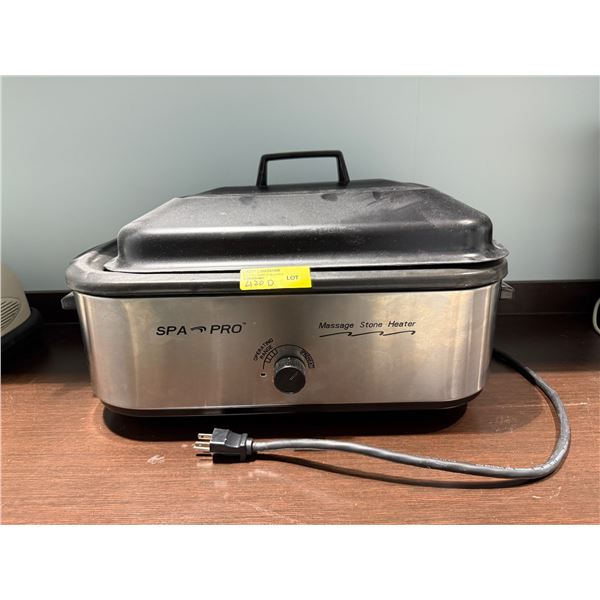 Spa Pro Commercial Massage Hot Stone Heater - 18 Quart Model 4418