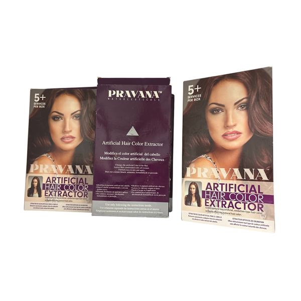 Group of Pravana Artificial Hair Color Extractors