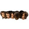 Image 1 : Group of Professional Mannequin Heads - Salon Practice & Styling Training Bundle