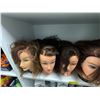 Image 2 : Group of Professional Mannequin Heads - Salon Practice & Styling Training Bundle