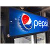 Image 5 : Pepsi Commercial Glass Double-Door Display Refrigerator - Tested to power on