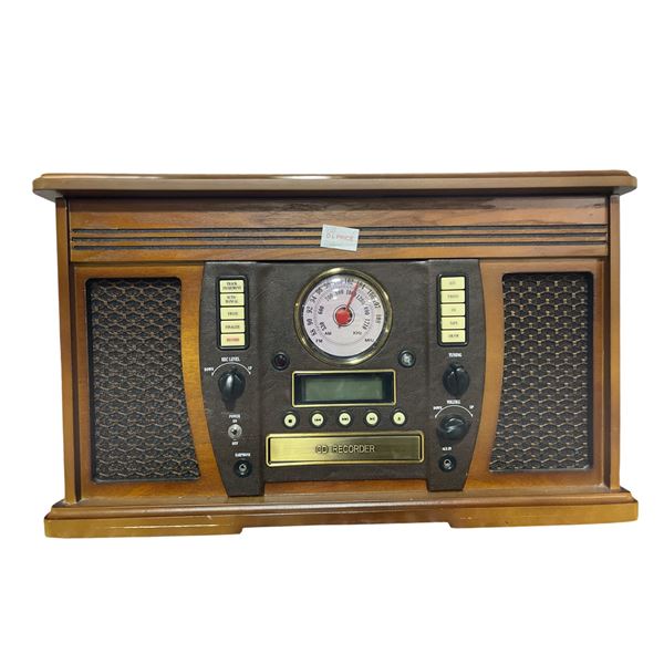 Victrola Aviator 8-in-1 Bluetooth Record Player - Retail: $182 - without Remote Control