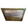 Image 1 : Framed Coastal Golf Course Landscape Painting, H30" x W37"