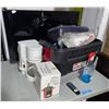 Image 1 : Samsung 32" TV , Proctor-Silex Coffee Maker, Mixer & Storgae Box
