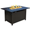 Image 1 : New - Rectangle Aluminum Fire Table, Black - RV:$1499 CAD (FP-341-BK)