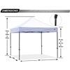 Image 2 : ABCCANOPY Pop up Canopy Tent 10x10 FT