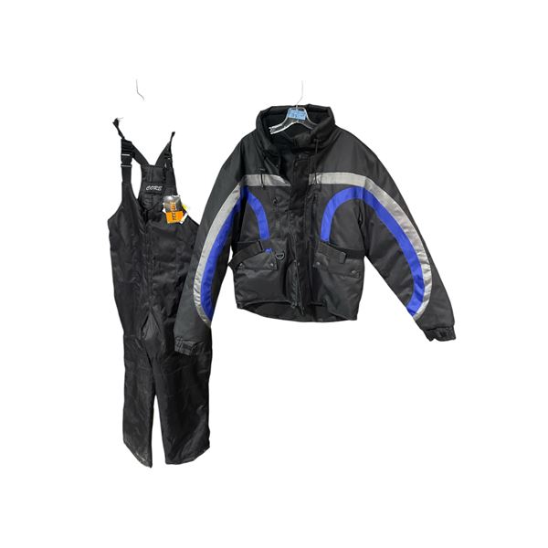 2-Pcs Set - New Core Black/Blue Snow Jacket (Size XL) and Core Waterproof Pants (Size L) with Tags