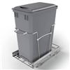 Image 1 : Group of 2 - New 35-Quart Double Pull-Out Trash Can Under Cabinet
