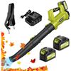 Image 1 : New - AKOBR Cordless Leaf Blower - RV: $129.99 CAD