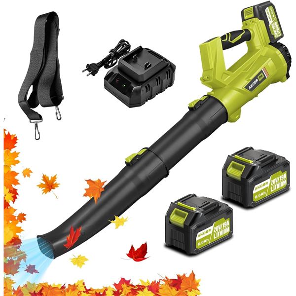 New - AKOBR Cordless Leaf Blower - RV: $129.99 CAD