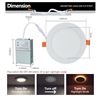 Image 2 : New - 24 Pack 6 Inch LED White Pot Lights - RV: $285.99 CAD (X003VZB7At)