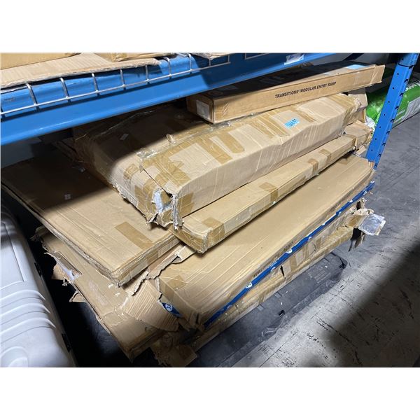 Assorted Furniture Components: Includes Cabinet Boards, Shelving, and Panels (Various Sizes)