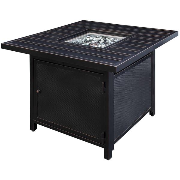 New - Paramount Outdoor Fire Pit Table Square - RV: $899.99 CAD  (FP-512)