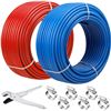 Image 1 : New - PEX Pipe 1/2 Inch 300ft 2 Rolls - RV: $175.99 CAD - Red+Blue (B0CPVG9VFR)