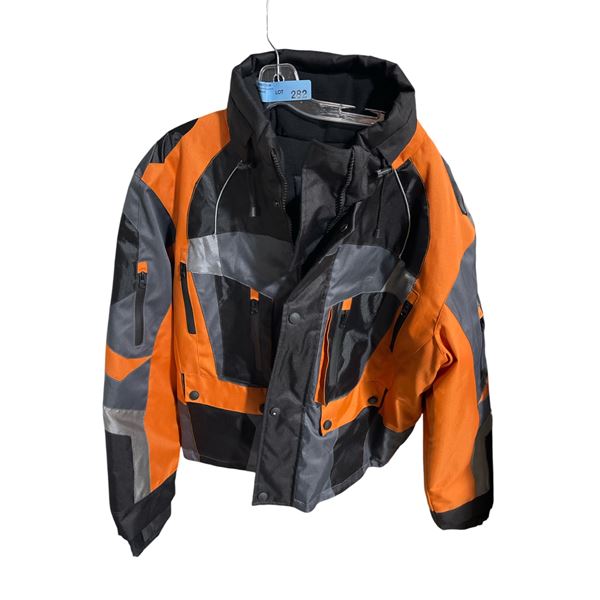 New Core Black/Orange Snow Jacket (Size XL), with Tags