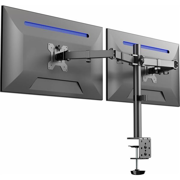 Group of 2 - New VIVO Dual Monitor Desk Mount - RV: $130 CAD (Model V032)