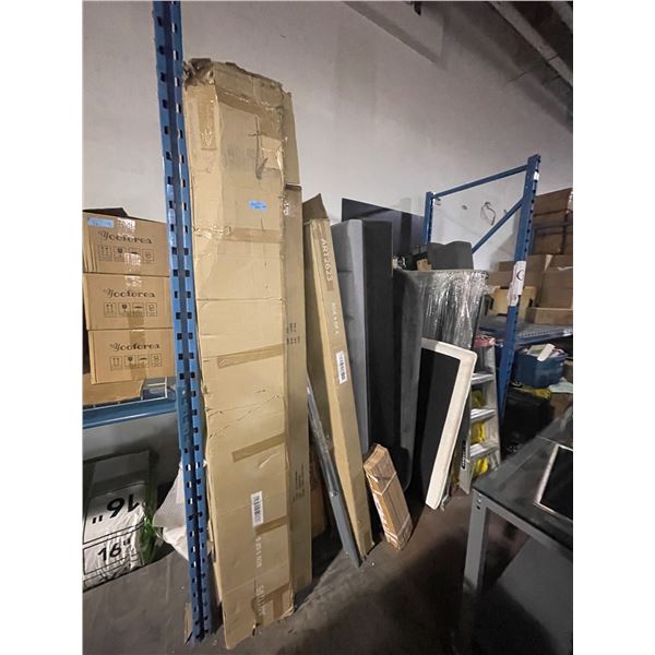 Large Assortment of Quality Bed Components, Headboards, and Parts from Article and Various Brands, M